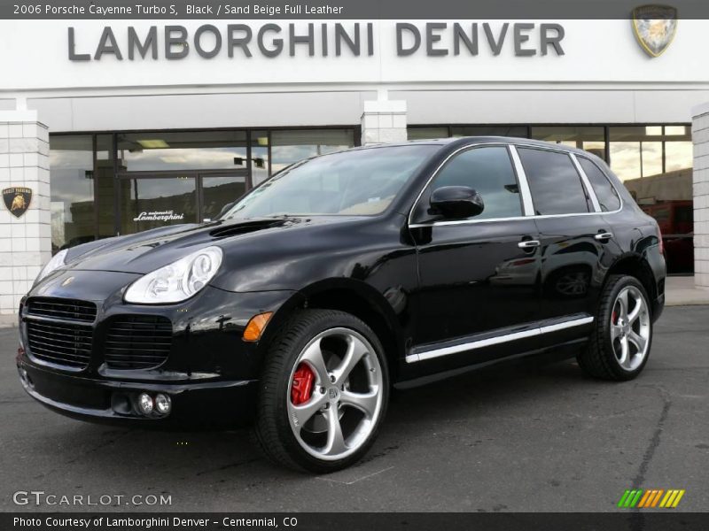 Black / Sand Beige Full Leather 2006 Porsche Cayenne Turbo S