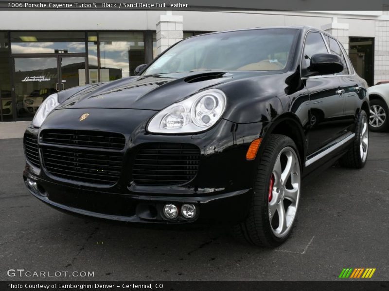 Black / Sand Beige Full Leather 2006 Porsche Cayenne Turbo S