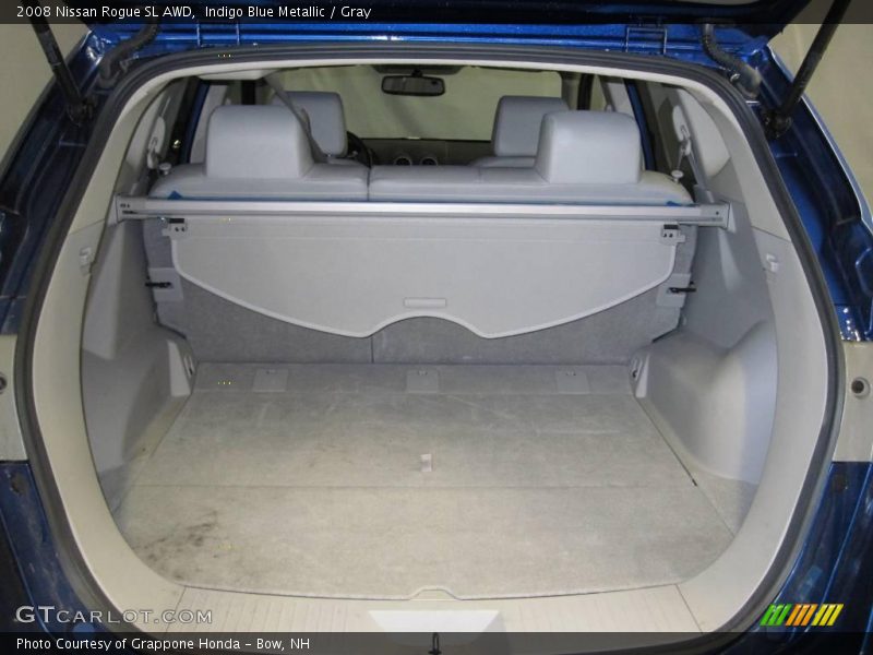 Indigo Blue Metallic / Gray 2008 Nissan Rogue SL AWD