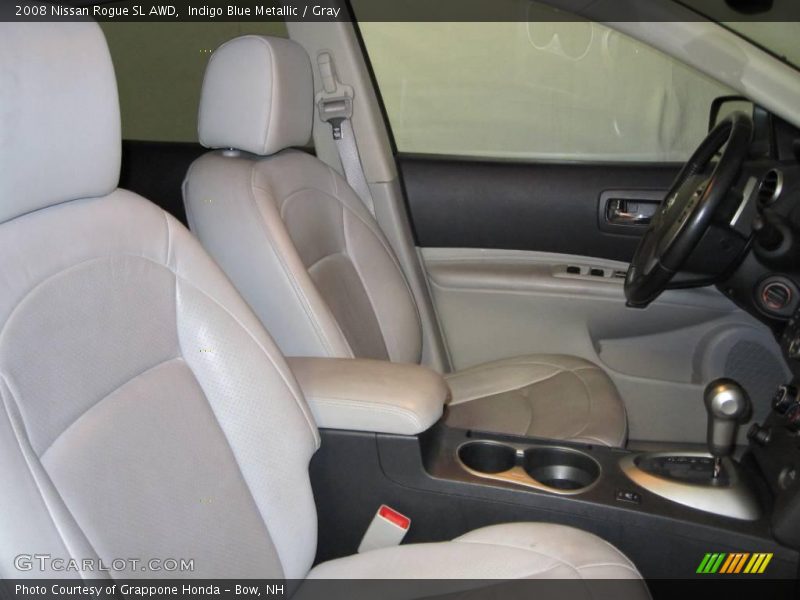 Indigo Blue Metallic / Gray 2008 Nissan Rogue SL AWD