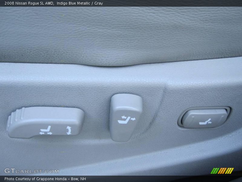 Indigo Blue Metallic / Gray 2008 Nissan Rogue SL AWD