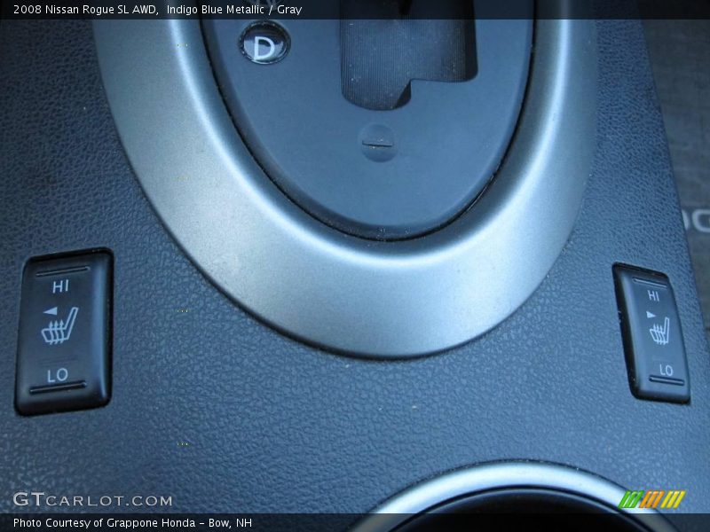 Indigo Blue Metallic / Gray 2008 Nissan Rogue SL AWD