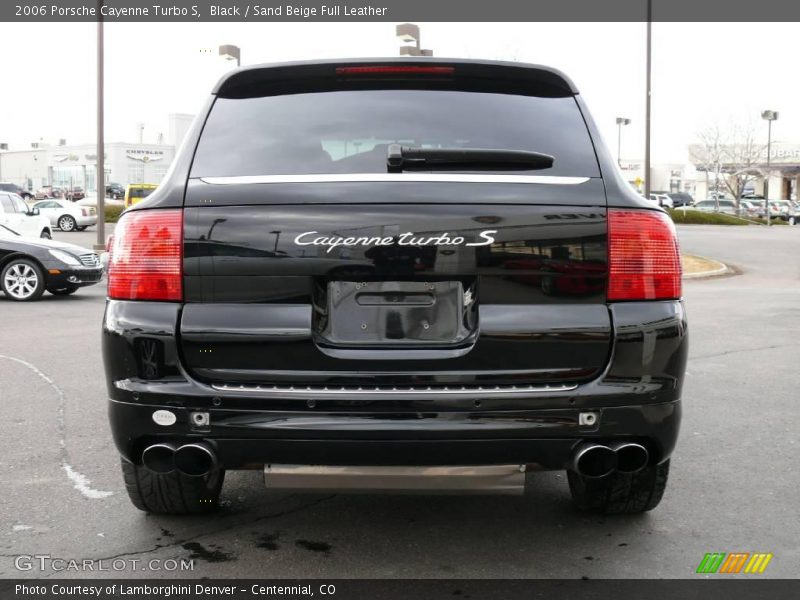 Black / Sand Beige Full Leather 2006 Porsche Cayenne Turbo S
