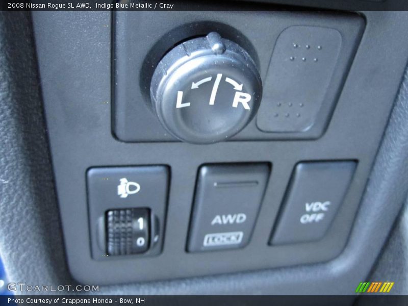 Indigo Blue Metallic / Gray 2008 Nissan Rogue SL AWD