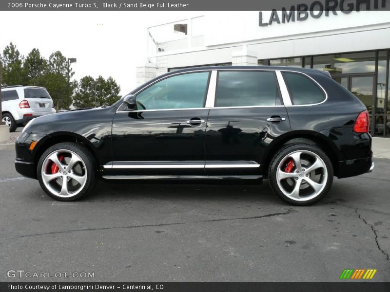 Black / Sand Beige Full Leather 2006 Porsche Cayenne Turbo S