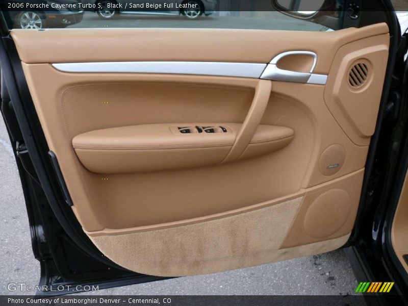 Black / Sand Beige Full Leather 2006 Porsche Cayenne Turbo S