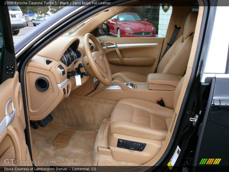 Black / Sand Beige Full Leather 2006 Porsche Cayenne Turbo S