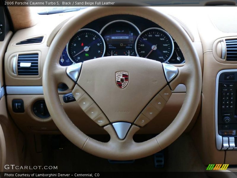 Black / Sand Beige Full Leather 2006 Porsche Cayenne Turbo S