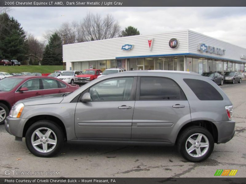Dark Silver Metallic / Light Gray 2006 Chevrolet Equinox LT AWD