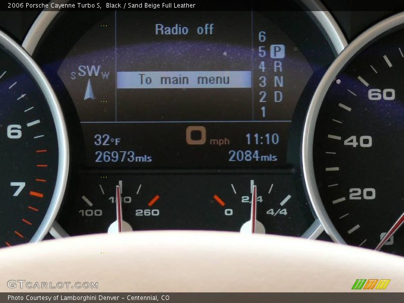 Black / Sand Beige Full Leather 2006 Porsche Cayenne Turbo S