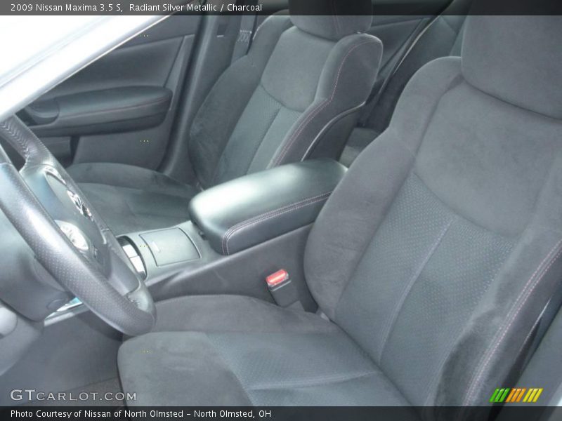 Radiant Silver Metallic / Charcoal 2009 Nissan Maxima 3.5 S
