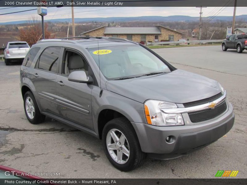 Dark Silver Metallic / Light Gray 2006 Chevrolet Equinox LT AWD