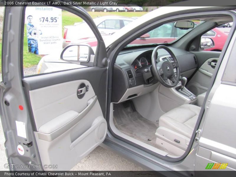 Dark Silver Metallic / Light Gray 2006 Chevrolet Equinox LT AWD