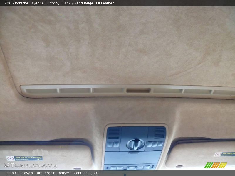 Black / Sand Beige Full Leather 2006 Porsche Cayenne Turbo S
