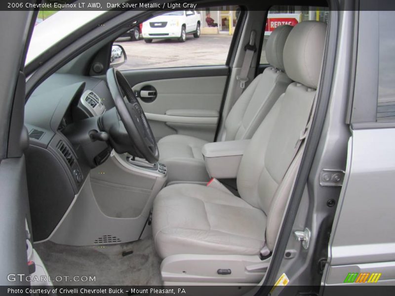 Dark Silver Metallic / Light Gray 2006 Chevrolet Equinox LT AWD