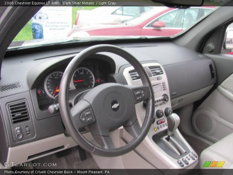 Dark Silver Metallic / Light Gray 2006 Chevrolet Equinox LT AWD