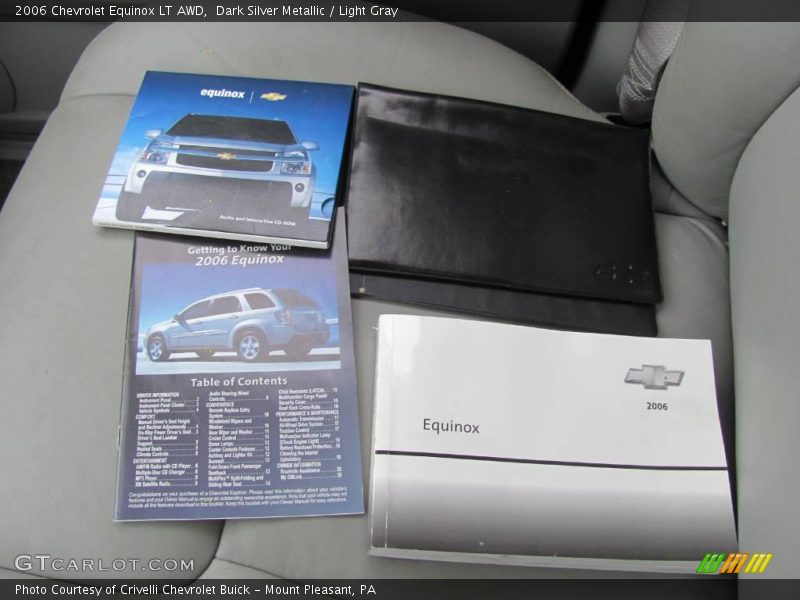Dark Silver Metallic / Light Gray 2006 Chevrolet Equinox LT AWD