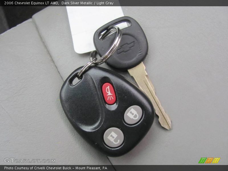 Dark Silver Metallic / Light Gray 2006 Chevrolet Equinox LT AWD