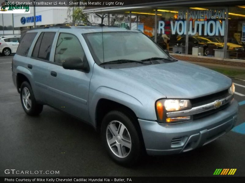 Silver Blue Metallic / Light Gray 2006 Chevrolet TrailBlazer LS 4x4