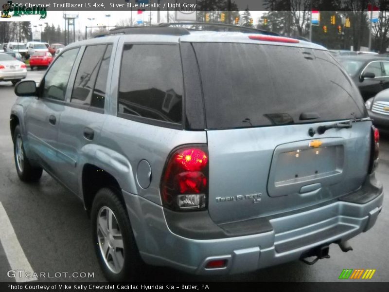 Silver Blue Metallic / Light Gray 2006 Chevrolet TrailBlazer LS 4x4