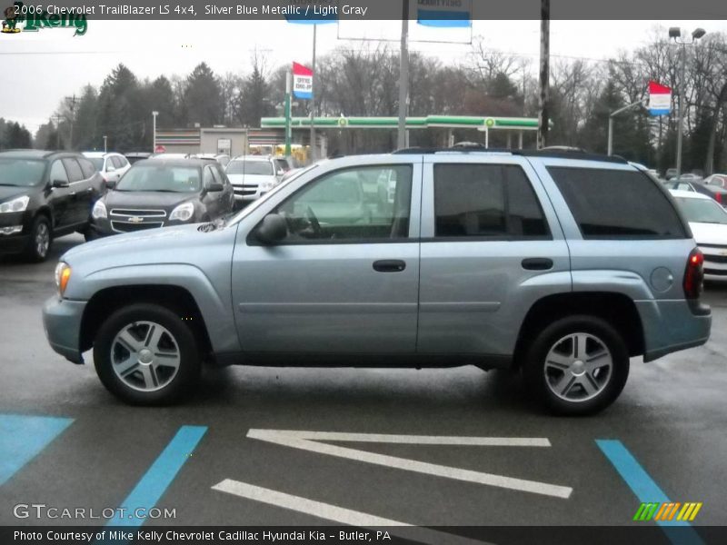 Silver Blue Metallic / Light Gray 2006 Chevrolet TrailBlazer LS 4x4