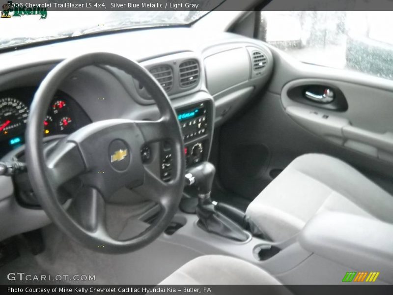 Silver Blue Metallic / Light Gray 2006 Chevrolet TrailBlazer LS 4x4