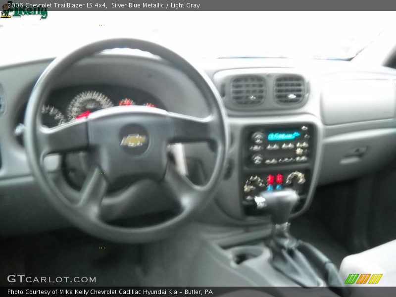 Silver Blue Metallic / Light Gray 2006 Chevrolet TrailBlazer LS 4x4