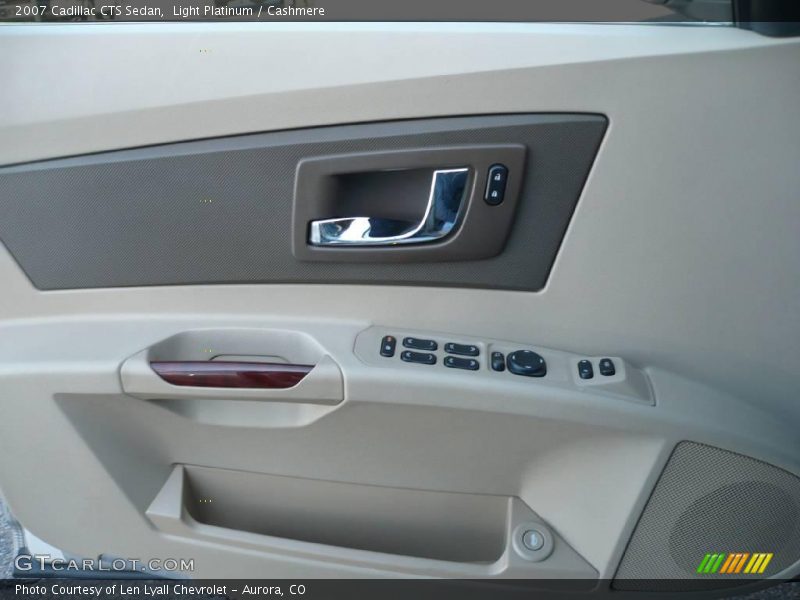 Light Platinum / Cashmere 2007 Cadillac CTS Sedan