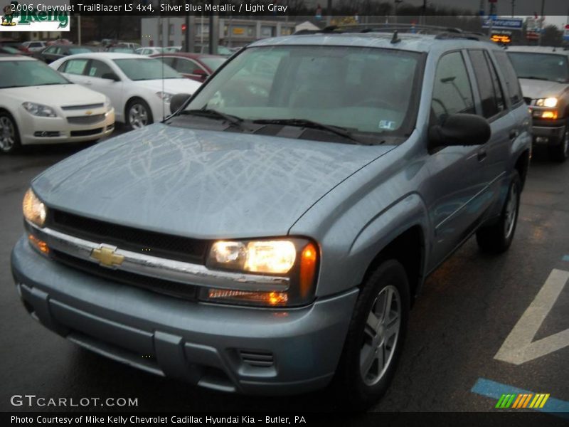 Silver Blue Metallic / Light Gray 2006 Chevrolet TrailBlazer LS 4x4