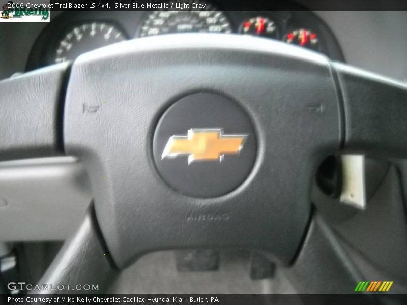 Silver Blue Metallic / Light Gray 2006 Chevrolet TrailBlazer LS 4x4
