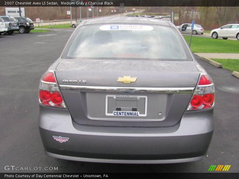 Medium Gray / Charcoal Black 2007 Chevrolet Aveo LS Sedan