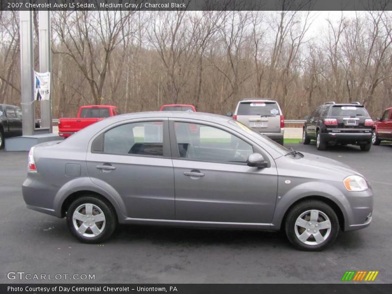 Medium Gray / Charcoal Black 2007 Chevrolet Aveo LS Sedan
