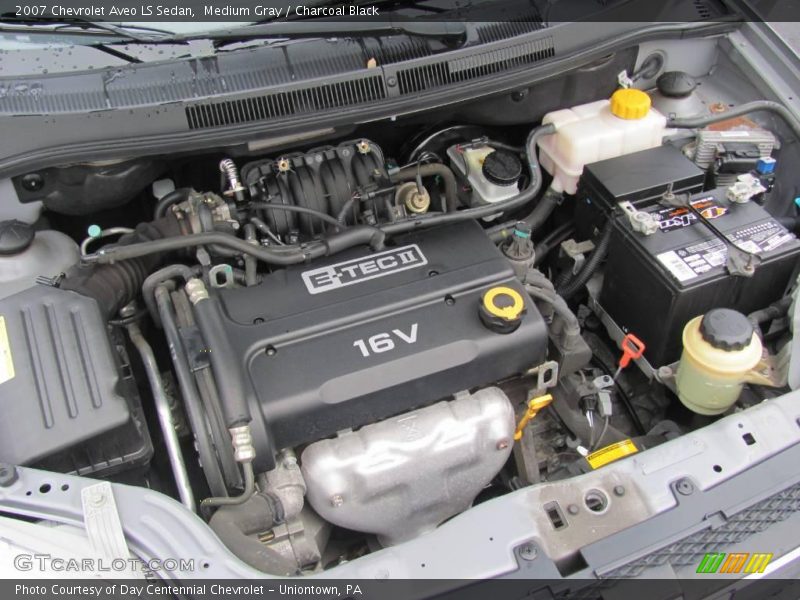Medium Gray / Charcoal Black 2007 Chevrolet Aveo LS Sedan
