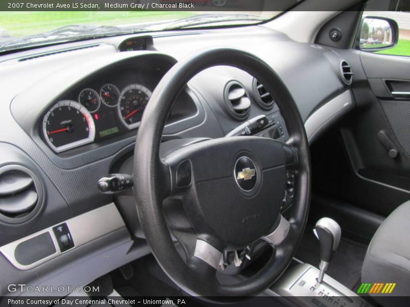 Medium Gray / Charcoal Black 2007 Chevrolet Aveo LS Sedan