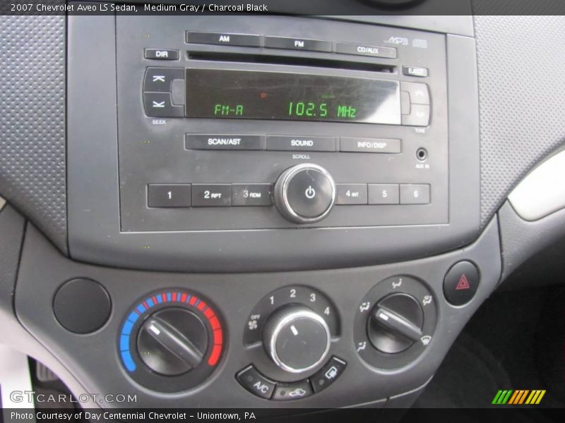 Medium Gray / Charcoal Black 2007 Chevrolet Aveo LS Sedan