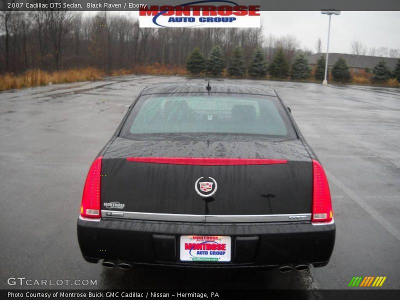 Black Raven / Ebony 2007 Cadillac DTS Sedan