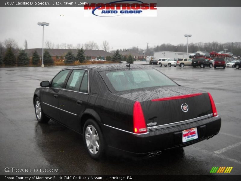 Black Raven / Ebony 2007 Cadillac DTS Sedan