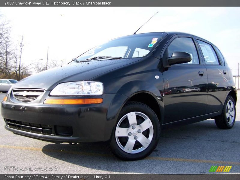 Black / Charcoal Black 2007 Chevrolet Aveo 5 LS Hatchback