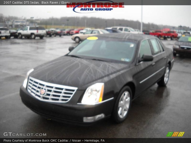 Black Raven / Ebony 2007 Cadillac DTS Sedan
