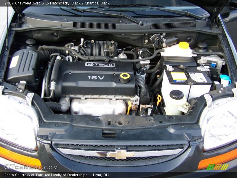 Black / Charcoal Black 2007 Chevrolet Aveo 5 LS Hatchback