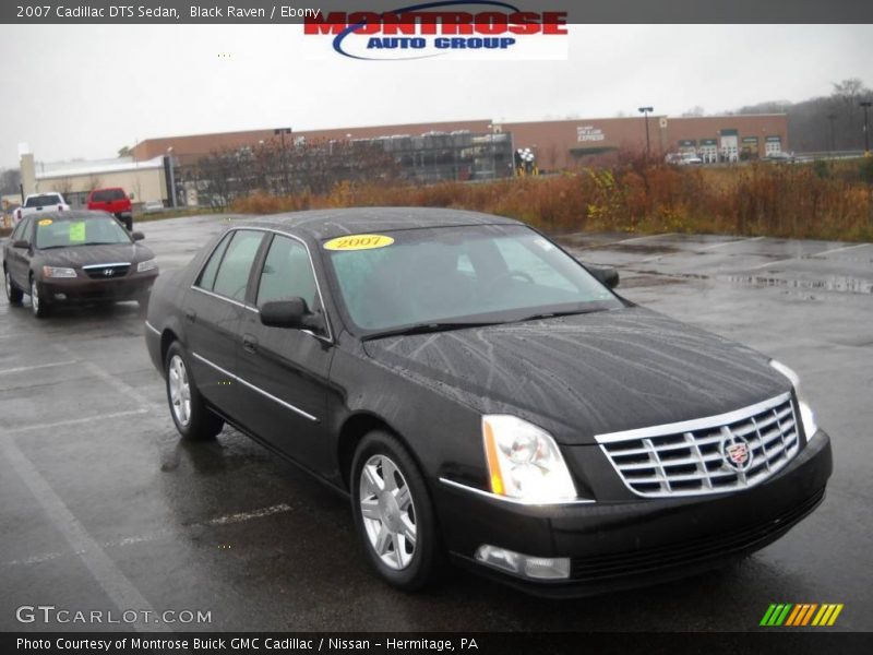 Black Raven / Ebony 2007 Cadillac DTS Sedan