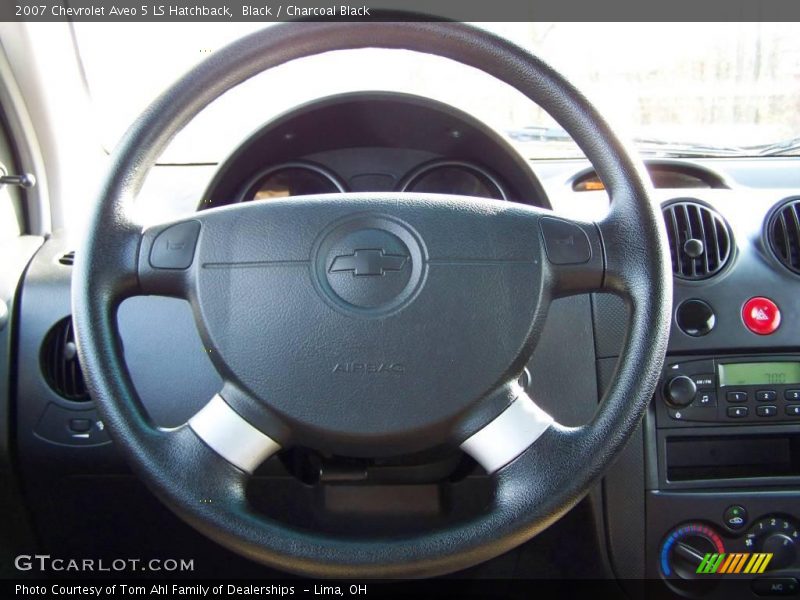 Black / Charcoal Black 2007 Chevrolet Aveo 5 LS Hatchback