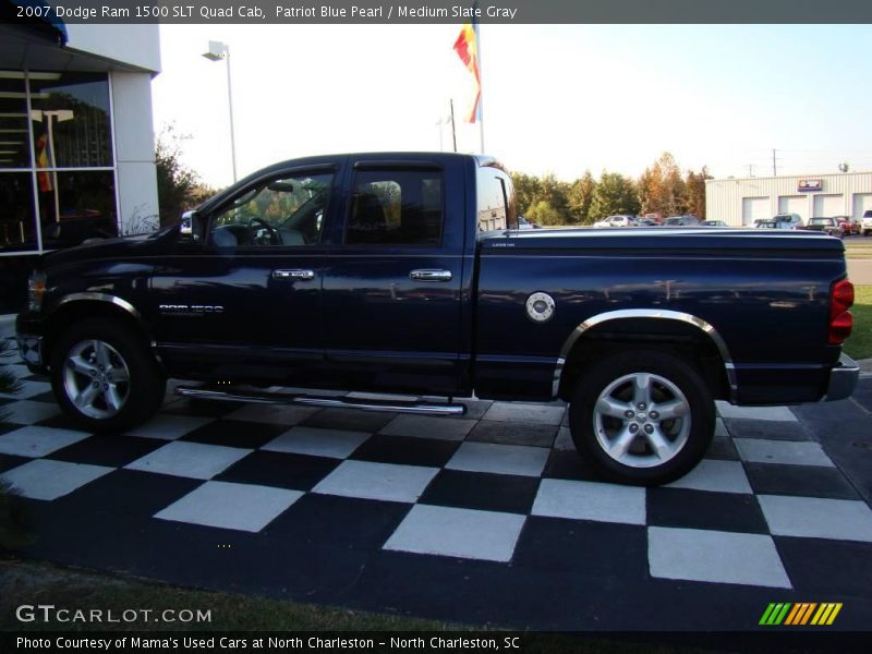 Patriot Blue Pearl / Medium Slate Gray 2007 Dodge Ram 1500 SLT Quad Cab