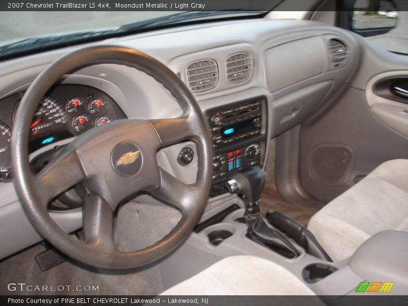Moondust Metallic / Light Gray 2007 Chevrolet TrailBlazer LS 4x4