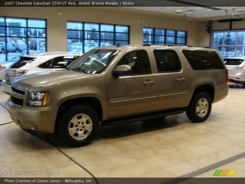 Amber Bronze Metallic / Ebony 2007 Chevrolet Suburban 1500 LT 4x4