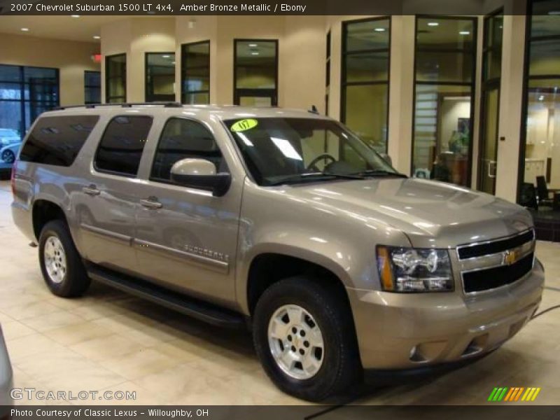 Amber Bronze Metallic / Ebony 2007 Chevrolet Suburban 1500 LT 4x4