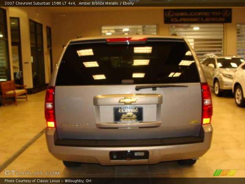 Amber Bronze Metallic / Ebony 2007 Chevrolet Suburban 1500 LT 4x4