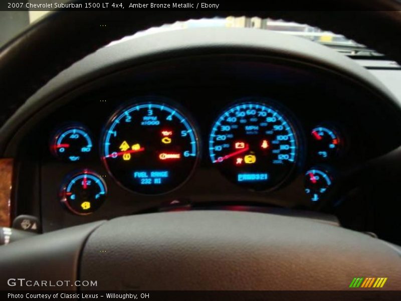 Amber Bronze Metallic / Ebony 2007 Chevrolet Suburban 1500 LT 4x4