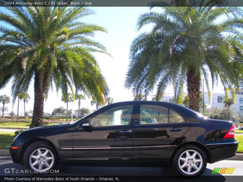 Black / Java 2004 Mercedes-Benz C 240 Sedan