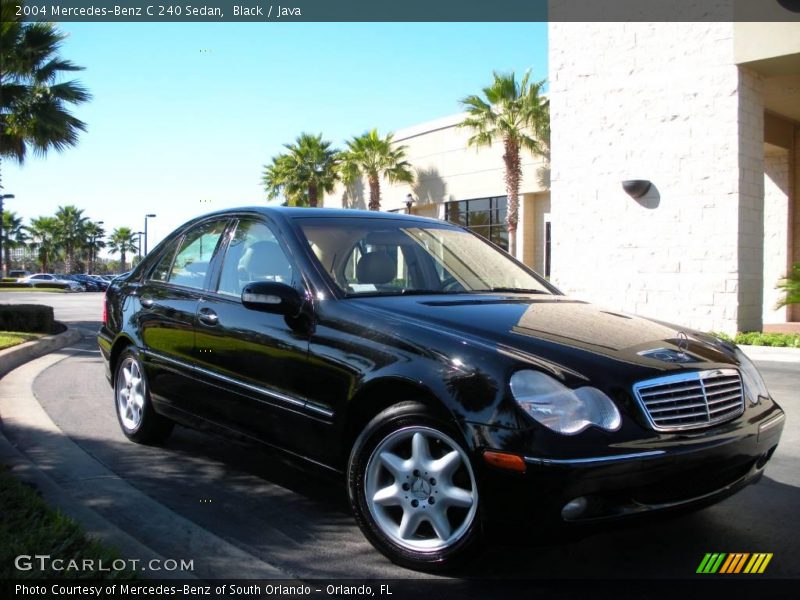 Black / Java 2004 Mercedes-Benz C 240 Sedan